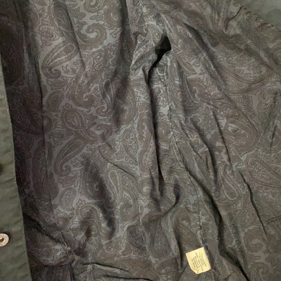 New without tags navy coat light denim like material - Picture 4 of 6